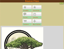 Tablet Screenshot of bonsaieneltropico.com
